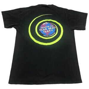 Vintage 90s Tultex Molson Ice Polar Beach Party Music Shirt Adult Size Large